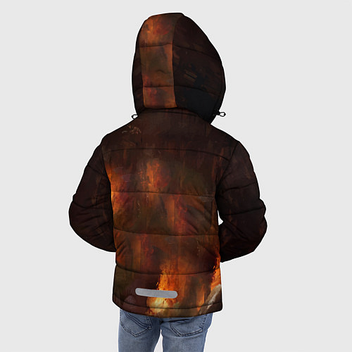 Зимняя куртка для мальчика LINDEMANN: Skills in Pills / 3D-Черный – фото 4