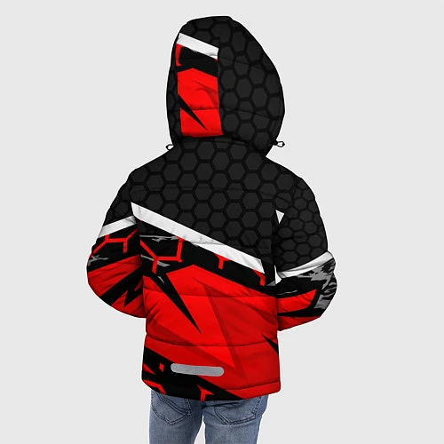 Зимняя куртка для мальчика Боксёр / 3D-Черный – фото 4