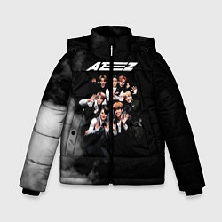Куртка зимняя для мальчика Ateez, цвет: 3D-черный