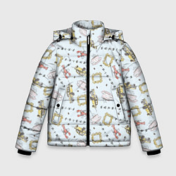 Куртка зимняя для мальчика Friends, цвет: 3D-светло-серый
