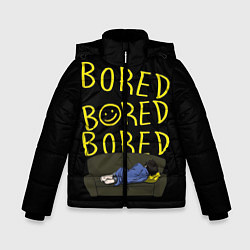 Куртка зимняя для мальчика Boreb, цвет: 3D-светло-серый