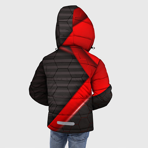Зимняя куртка для мальчика Mass Effect N7 / 3D-Черный – фото 4
