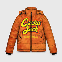 Куртка зимняя для мальчика Cactus Jack, цвет: 3D-черный