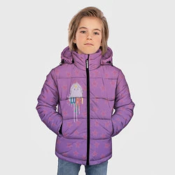 Куртка зимняя для мальчика Lumpy Space Princess, цвет: 3D-светло-серый — фото 2