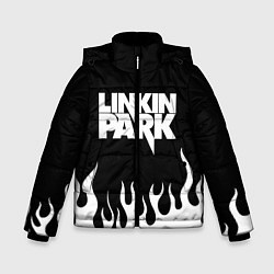 Куртка зимняя для мальчика Linkin Park: Black Flame, цвет: 3D-светло-серый