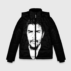 Куртка зимняя для мальчика Че Гевара, цвет: 3D-черный