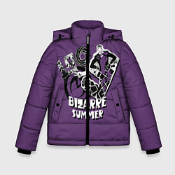Куртка зимняя для мальчика ДжоДжо Bizarre summer, цвет: 3D-черный