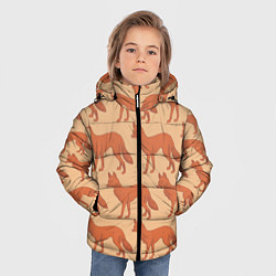 Куртка зимняя для мальчика Лисья стая, цвет: 3D-светло-серый — фото 2