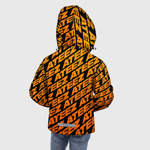Зимняя куртка для мальчика ATEEZ / 3D-Черный – фото 4