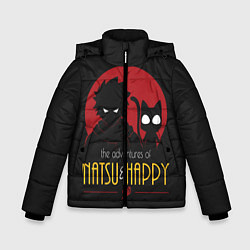 Куртка зимняя для мальчика Хвост Феи Natsu i Happy, цвет: 3D-светло-серый