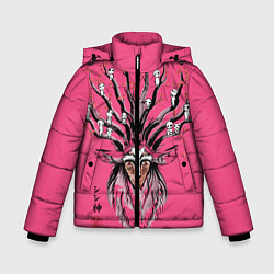Куртка зимняя для мальчика Принцесса Мононоке, цвет: 3D-красный