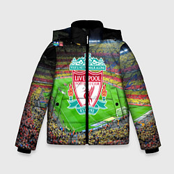 Куртка зимняя для мальчика FC Liverpool, цвет: 3D-черный