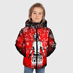 Куртка зимняя для мальчика PUBG, цвет: 3D-красный — фото 2