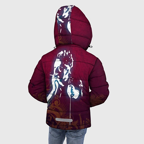 Зимняя куртка для мальчика Агата Кристи / 3D-Черный – фото 4