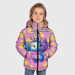 Куртка зимняя для мальчика Puppeteer nita, цвет: 3D-черный — фото 2