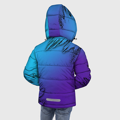 Зимняя куртка для мальчика Brawl Stars LEON SHARK / 3D-Черный – фото 4
