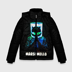 Куртка зимняя для мальчика Marshmello, цвет: 3D-черный