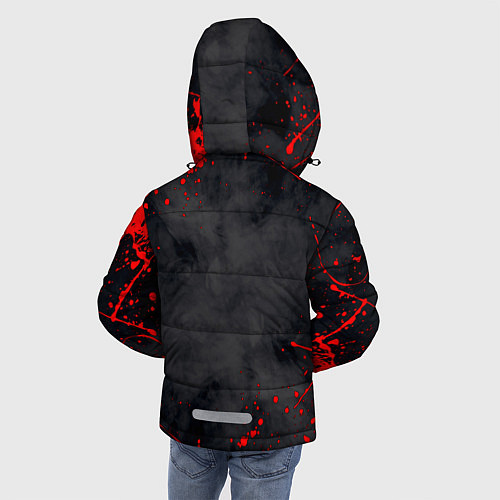 Зимняя куртка для мальчика KIMETSU NO YAIBA / 3D-Черный – фото 4