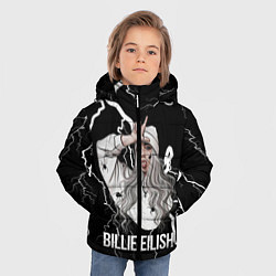 Куртка зимняя для мальчика BILLIE EILISH, цвет: 3D-черный — фото 2