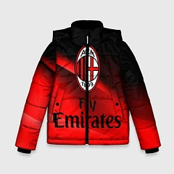 Куртка зимняя для мальчика Милан, цвет: 3D-черный
