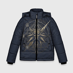 Куртка зимняя для мальчика Ведьмак 3: Дикая Охота, цвет: 3D-черный