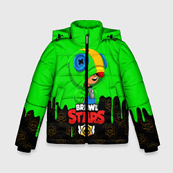 Куртка зимняя для мальчика BRAWL STARS LEON, цвет: 3D-черный