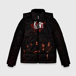 Куртка зимняя для мальчика Korn, цвет: 3D-черный