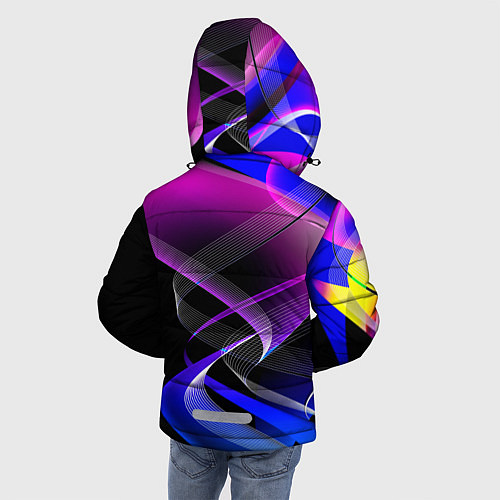 Зимняя куртка для мальчика МАРШМЕЛЛОУ / 3D-Черный – фото 4