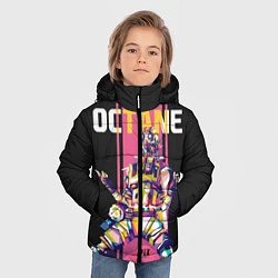 Куртка зимняя для мальчика Apex Legends Octane, цвет: 3D-черный — фото 2