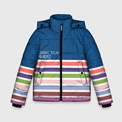 Зимняя куртка для мальчика Pantone цвет года с 2012 по 2020 гг