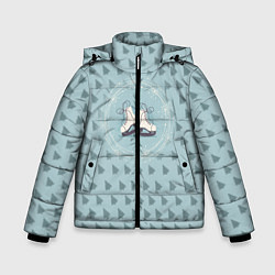 Куртка зимняя для мальчика Фигруное катание, цвет: 3D-черный