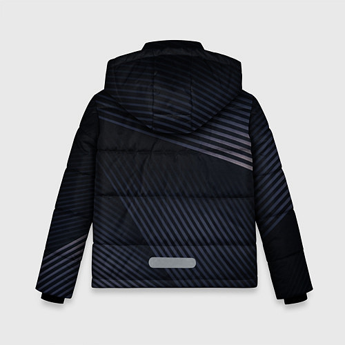 Зимняя куртка для мальчика Минимализм / 3D-Светло-серый – фото 2