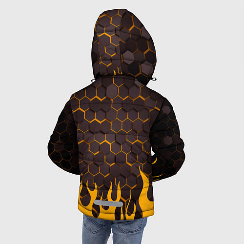 Зимняя куртка для мальчика PUBG, / 3D-Черный – фото 4