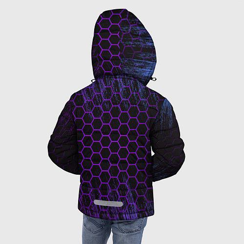 Зимняя куртка для мальчика BRAWL STARS LEON ОБОРОТЕНЬ / 3D-Черный – фото 4