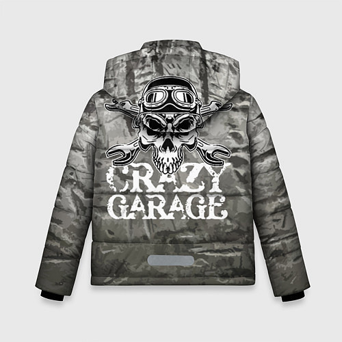 Зимняя куртка для мальчика Crazy garage / 3D-Светло-серый – фото 2