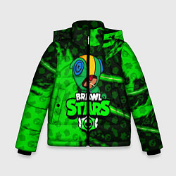Куртка зимняя для мальчика BRAWL STARS:LEON, цвет: 3D-черный