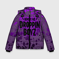 Куртка зимняя для мальчика Droppin Boys, цвет: 3D-черный