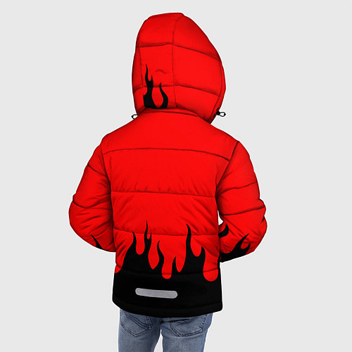Зимняя куртка для мальчика АлисА / 3D-Черный – фото 4