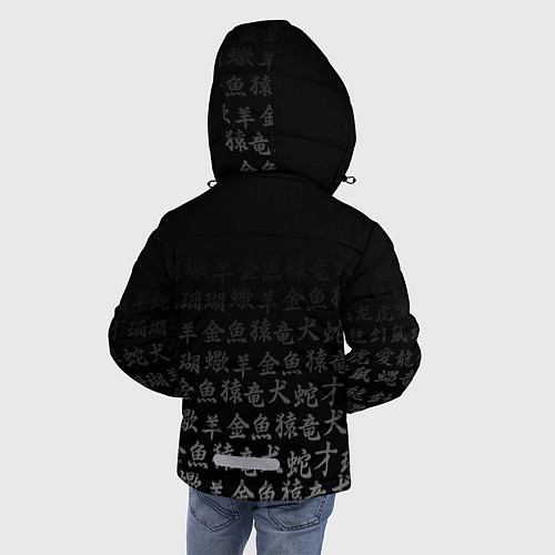 Зимняя куртка для мальчика CYBERPUNK 2077 KEANU REEVES / 3D-Черный – фото 4