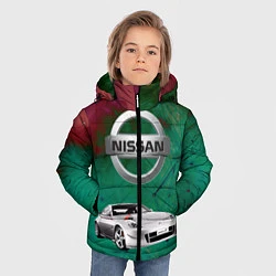 Куртка зимняя для мальчика Нисан, цвет: 3D-черный — фото 2