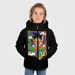 Куртка зимняя для мальчика Dragon Ball, цвет: 3D-черный — фото 2