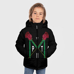 Куртка зимняя для мальчика Пайтон Мурмайер, цвет: 3D-черный — фото 2