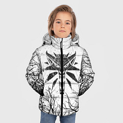 Куртка зимняя для мальчика ВЕДЬМАК, цвет: 3D-красный — фото 2