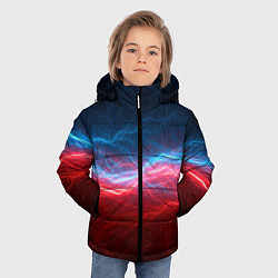 Куртка зимняя для мальчика Огонь и лёд, цвет: 3D-красный — фото 2