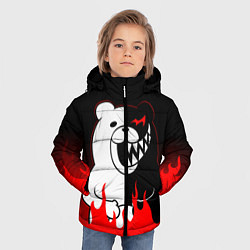 Куртка зимняя для мальчика MONOKUMA, цвет: 3D-черный — фото 2