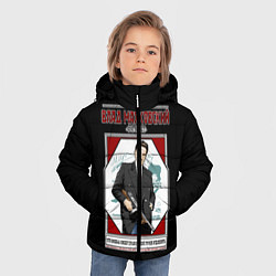 Куртка зимняя для мальчика Влад Маяковский, цвет: 3D-светло-серый — фото 2
