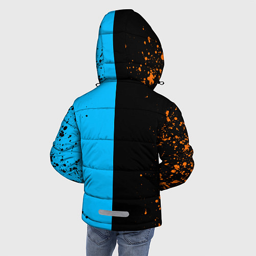 Зимняя куртка для мальчика Portal / 3D-Черный – фото 4