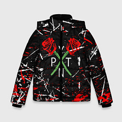 Куртка зимняя для мальчика Payton Moormeier: TikTok, цвет: 3D-черный