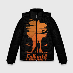 Куртка зимняя для мальчика Fallout 4, цвет: 3D-светло-серый