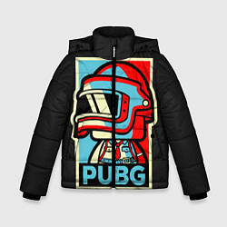 Куртка зимняя для мальчика PUBG, цвет: 3D-красный
